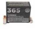 9mm Luger 20 Rounds Ammunition Sig Sauer 115 Grain Jacketed Hollow Point