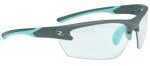 Radians Tactical Safety Eyewear Aqua/Charcoal Frames, Clear Lens