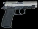 Bersa TPR Semi Automatic Pistol 9mm 4.25" Barrel Duo Tone Black and Silver 17 Round Capacity