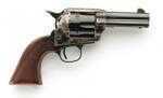 Taylor Uberti Runnin' Iron Short-stroke 1873 Revolver 45 Colt Low-flat Hammer Spur Checkered Grip Case Hardened Frame 3.5" Barrel