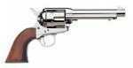 Revolver Taylor/Uberti 1873 Cattleman 357 Magnum 5.5" Barrel 6 Round Nickel Finish Walnut Grip