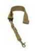 NCSTAR Single Point Sling Tan 30" Length (Fully Extended) Fits AR Style Yoke Rings AARS1PT