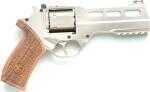 Chiappa White Rhino 50DS Revolver 357 Magnum 5" Barrel 6 Rounds Wood Grips Nickel Plated Finish