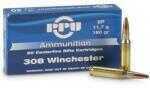 308 Winchester 20 Rounds Ammunition Prvi Partizan 180 Grain Jacketed Soft Point