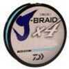 Daiwa J-Braid Braided Line 150 Yards , 20 lbs, .008" Diameter, Island Blue