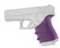 Hogue HandAll Beavertail Grip Sleeve for Glock 19 Gen 3-4, Purple