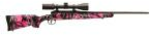 Savage 10/110 Apex Hunter XP Bolt Action Rifle With Scope 7mm-08 Remington 20" Barrel 4 Round Capacity Synthetic Muddy Girl Stock Black