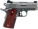 KIMBER 9MM ULTRA CDP 3" Barrel 8+1 Capacity Rosewood Grips Charcoal Gray/Satin Stailess Finish