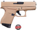 Glock 43 USA Manufacture Semi-Auto Pistol 9mm 6+1 Round Capacity 3.39" Barrel Davidsons Dark Earth Finish