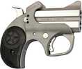 Bond Arms Roughneck 9mm Derringer 2.5" Stainless Steel Barrels Fixed Sights Rubber Grip Matte Finish