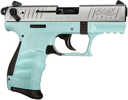 Walther Arms P22 Q Semi Automatic Pistol 22 Long Rifle 3.42" Barrel 10 Round Black/Angel Blue