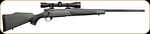 Weatherby 6.5-300 Vanguard Leupold VX2 Package Bolt Action Rifle With Grey Griptonite Stock 26" Barrel