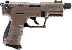 Walther Arms P22 Semi Automatic Pistol QD 22 LR 3.42" Barrel 10 Round FDE Cerakote Finish