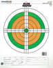 Champion Traps & Targets Fluorescent Orange/Green Bullseye Scorekeeper 100 Yard Small Bore Rifle 12 Pack 45762