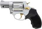 Taurus 856 Ultra Lite .38 Special 2" Barrel 6 Round Matte Stainless Finish Gold Accents Black Grip