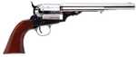 Cimarron 1872 Open Top Navy Revolver 45 Colt 7.5" Nickel Finish Walnut Grips