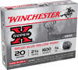 20 Gauge 5 Rounds Ammunition Winchester 3/4" oz Lead #Slug