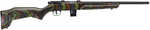 Savage Mark II Minimalist Bolt Action Rifle 17 HMR 10 Round 18" Barrel Green Fixed Thumbhole Stock Matte Black