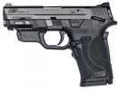 Smith & Wesson M&P9 Shield EZ Pistol Manual Thumb Safety Crimson Trace Red Laser 9mm 3.6" Barrel 9 Round Black Finish
