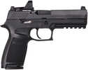 SIG SAUER Semi-Auto Pistol P320 FULL 9MM NIT ROMEO1 PRO 320F-9-B-RXP | 17+1 RAIL Barrel 4.7"