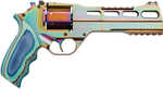 Chiappa Rhino 60SAR Nebula Revolver *CA Compliant* 357 Magnum 6" Barrel 6 Round Rainbow PVD Blue Laminate Grip