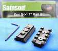 Samson Evolution Keymod Rail Kit 2 2" Mil-Spec Hard Coat Anodized Aluminum Black