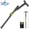 PS Products PSP Zap Covert Walking Cane Stun Gun 1,000,000 Volts Black with Led Light Adjustable 30.5-37.5" ZAPCOVERTCANE
