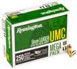Remington UMC Mega Pack 9mm Luger 115 gr Full Metal Jacket (FMJ) Ammo 250 Round Box