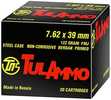 7.62X39mm 100 Rounds Ammunition Tula 122 Grain Full Metal Jacket