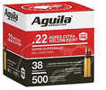 22 Long Rifle 500 Rounds Ammunition Aguila 38 Grain Lead