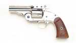 Top Break Schofield Nickel .38 Spec 5" Barrel With Walnut Grip