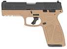 Taurus G3 Pistol 9mm Luger 4" Barrel 17 Round Matte Black Steel Slide Tan Polymer Grip