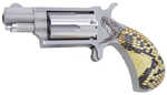 NAA MINI ANTIVENOM 22 Magnum 1 1/8" Barrel SNAKESKIN GRIPS 5 Shot Capacity