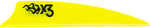 Bohning X3 Vanes Neon Yellow 2.25 in. 100 pk