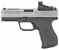 FMK Firearms Elite Pro Striker Fired Compact 9MM 4" Barrel Polymer Frame Optic Ready Slide Titanium Finish/ Black Burris Fastfire 3 Red Dot