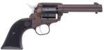 Ruger Wrangler 22LR Revolver 4.6" Barrel 6Rd Capacity Black Checkerd Synthetic Grips Fixed Sights Midnight Bronze Cerakote Finish