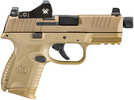 FNH USA 509 Compact Tactical Semi-Auto Pistol 9mm Luger 4.32" Barel (3)-10Rd Mag Vortex Viper Red Dot Sight Flat Dark Earth Finish