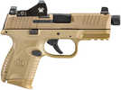 FNH USA 509 Compact Tactical Semi-Auto Pistol 9mm Luger 4.32" Barel 10Rd Mag Vortex Viper Red Dot Sight Flat Dark Earth Finish