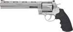 Colt Anaconda 44 Mag 6 Shot 8" Barrel Overall Semi-Bright Stainless Steel Finish with Black Hogue Rubber Grip