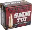 9mm Luger 20 Rounds Ammunition Fort Scott Munitions 115 Grain Copper