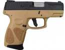 Taurus G3C Optics Ready Semi-Auto Pistol 9mm Luger 3.2" Barrel (2)-12Rd Mags Adjustable Black Serrated Sights FDE Polymer Grips Matte Tenifer