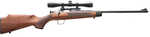 Keystone Sporting Arms Chipmunk Youth Single Shot Bolt Action Rifle .22 Long 16.125" Barrel 1Rd Capacity Adjustable Sights Includes 4X24 Scope/Scope Base/Soft Case Walnut Stock Blued Finish