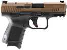 Canik TP9 Elite SC Striker Fired Semi-Auto Pistol 9mm Luger 3.6" Barrel (1)-12Rd, (1)-15Rd Mag Green Fiber Front/U-Notch Rear Fixed Sights Bronze Cerakote Slide Black Finish