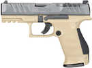 Walther Arms Inc. PDP Optic Ready Sub-Compact Double Action Semi-Auto Pistol 9mm Luger 4" Barrel (2)-15Rd Mags Tan Polymer Finish