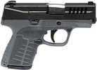 Savage Arms Stance Striker Fired Semi-Auto Pistol 9mm Luger 3.2" Barrel (2)-7Rd Mags Orange Dot Front, White U-Notch Rear Contrast Sights Black Nitride Stainless Steel Ported Slide Grey Finish