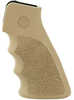 Hogue Grips Overmolded Fits AR-15/M16 Rubber withFinger Grooves Flat Dark Earth Finish 15003