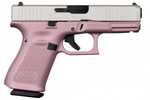 Glock 19 Gen5 Striker Fired Semi-Auto Pistol 9mm Luger 4.02" Carbon Steel Barrel (1)-15Rd Magazine White Dot Front Outline Rear Sights Pink Champagne Cerakote Finish