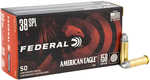 38 Special 50 Rounds Ammunition Federal Cartridge 158 Grain Lead