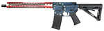 Black Rain Ordnance Spec+ Semi-Auto AR Rifle .223 Remington 16" Chrome Moly Barrel (1)-30Rd Magazine Magpul Stock RedWhite & Blue Betsy Ross Flag Cerakote Finish