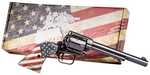Heritage Manufacturing Rough Rider Small Bore Single Action Revolver .22 Long Rifle 6.5" Barrel 6Rd Capacity Fixed Sights US Flag Grips Blued Finish